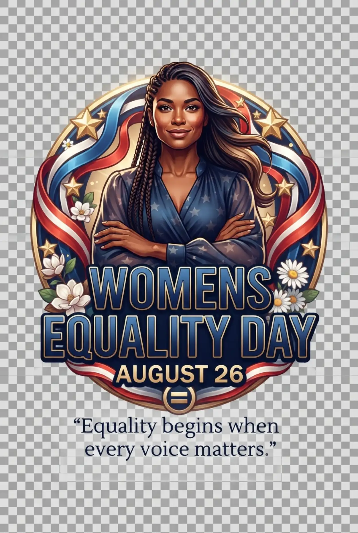 Free Download American Womens Equality Day 2026 Banner Design - High Quality American Womens Equality Day 2026 Image