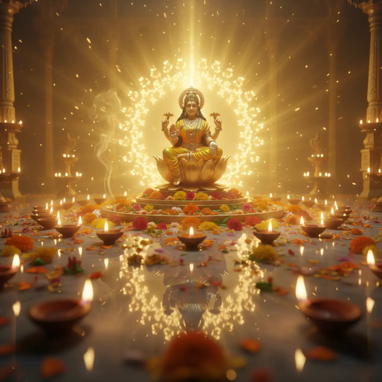 animated diwali background for video editing