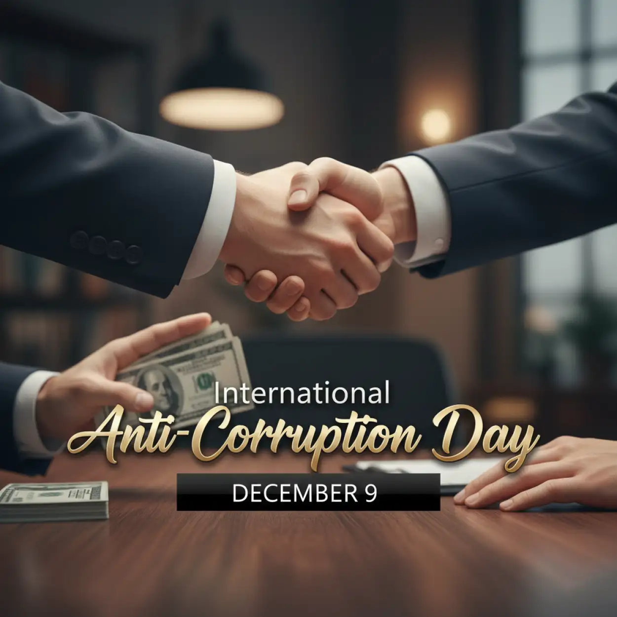 Anti corruption awareness banner for schools