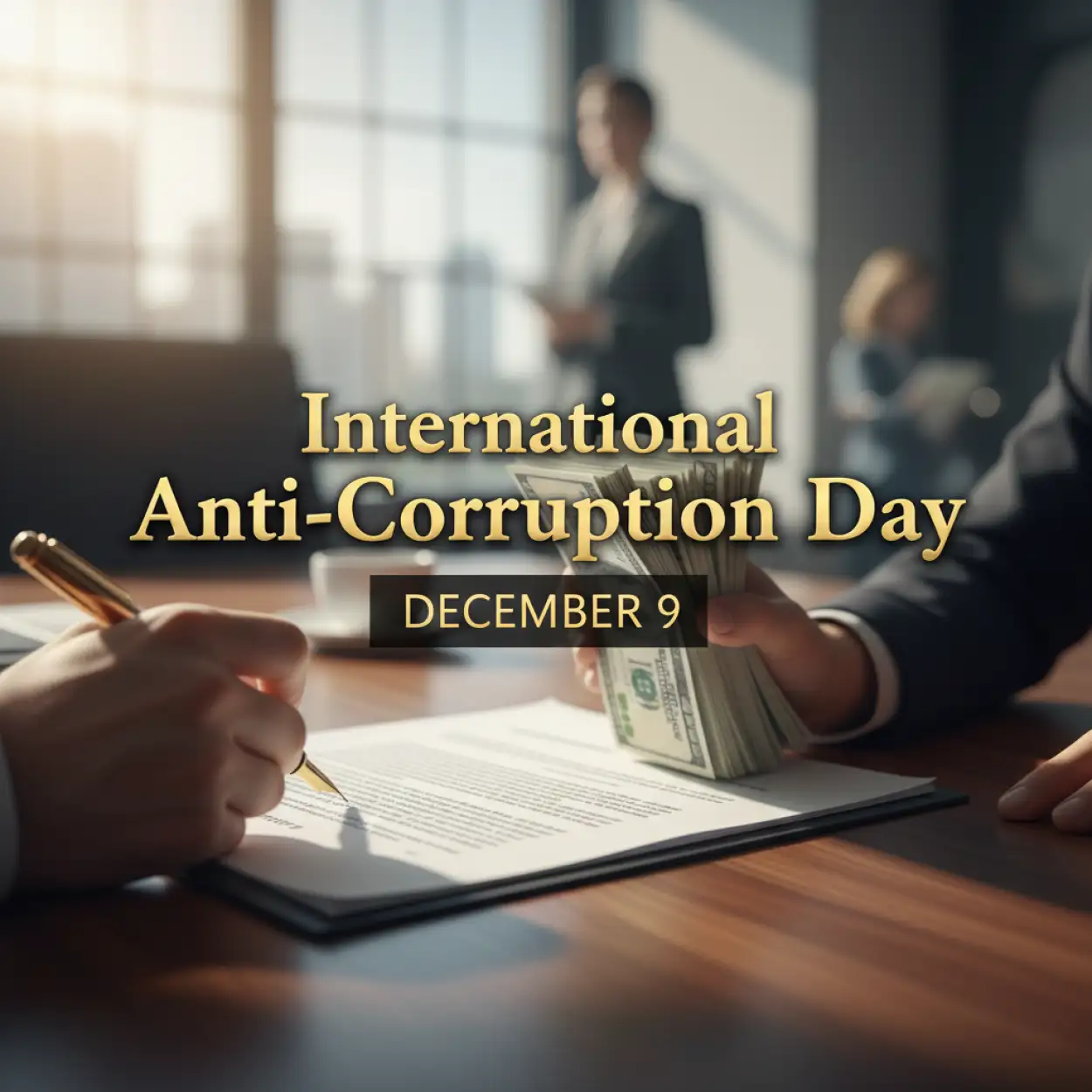 Free Download Anti Corruption Awareness Quotes HD PNG - High Quality International Anti Corruption Day PNG Image