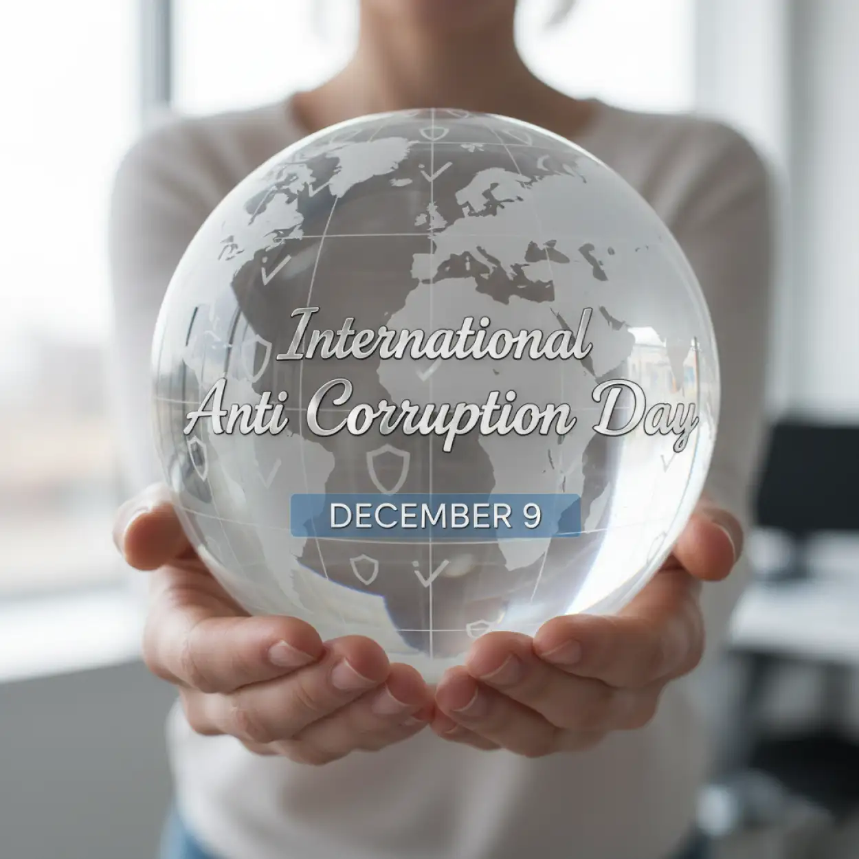 Anti corruption day 9 December HD PNG download