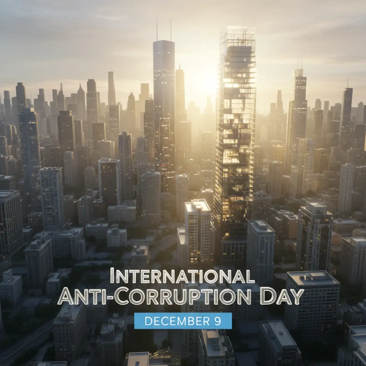 Anti corruption educational flyer for university