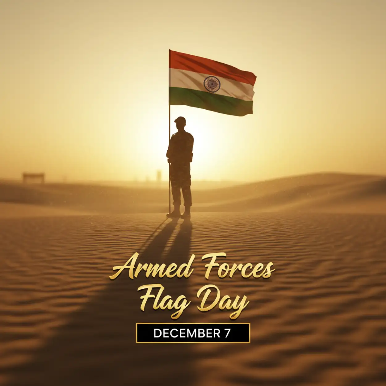 armed forces flag day 3d banner design
