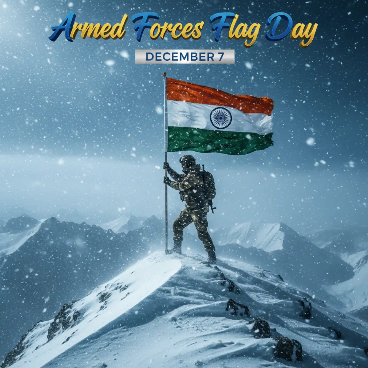 armed forces flag day free vector background