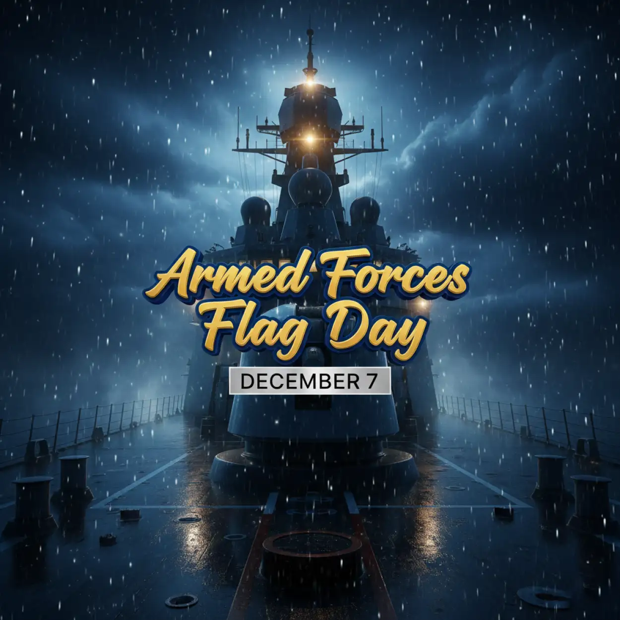 armed forces flag day patriotic banner design