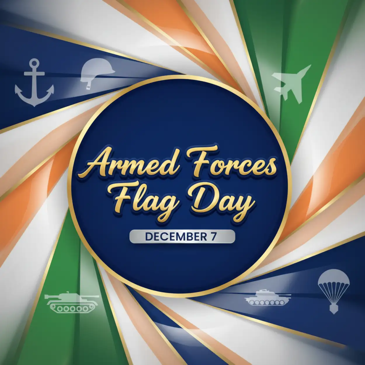 armed forces flag day salute to soldiers images