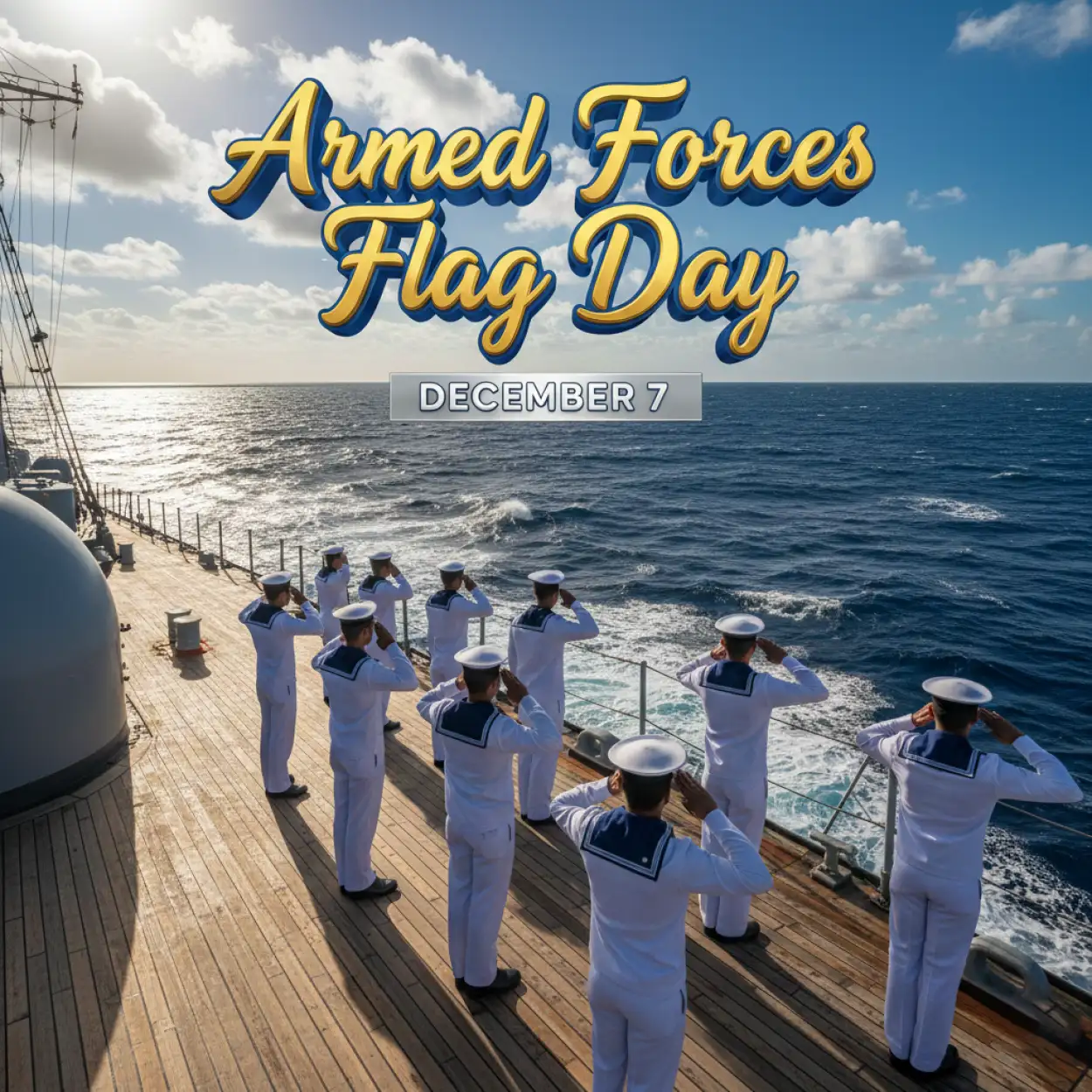 armed forces flag day tricolor flag