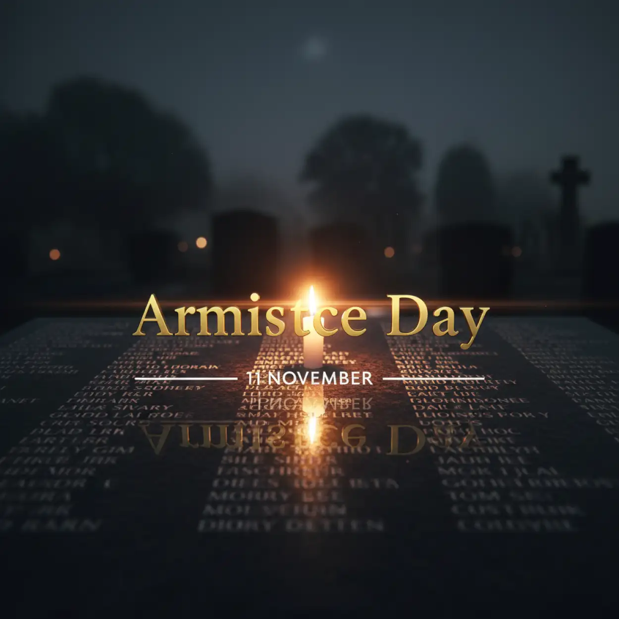 armistice day 11th november event poster