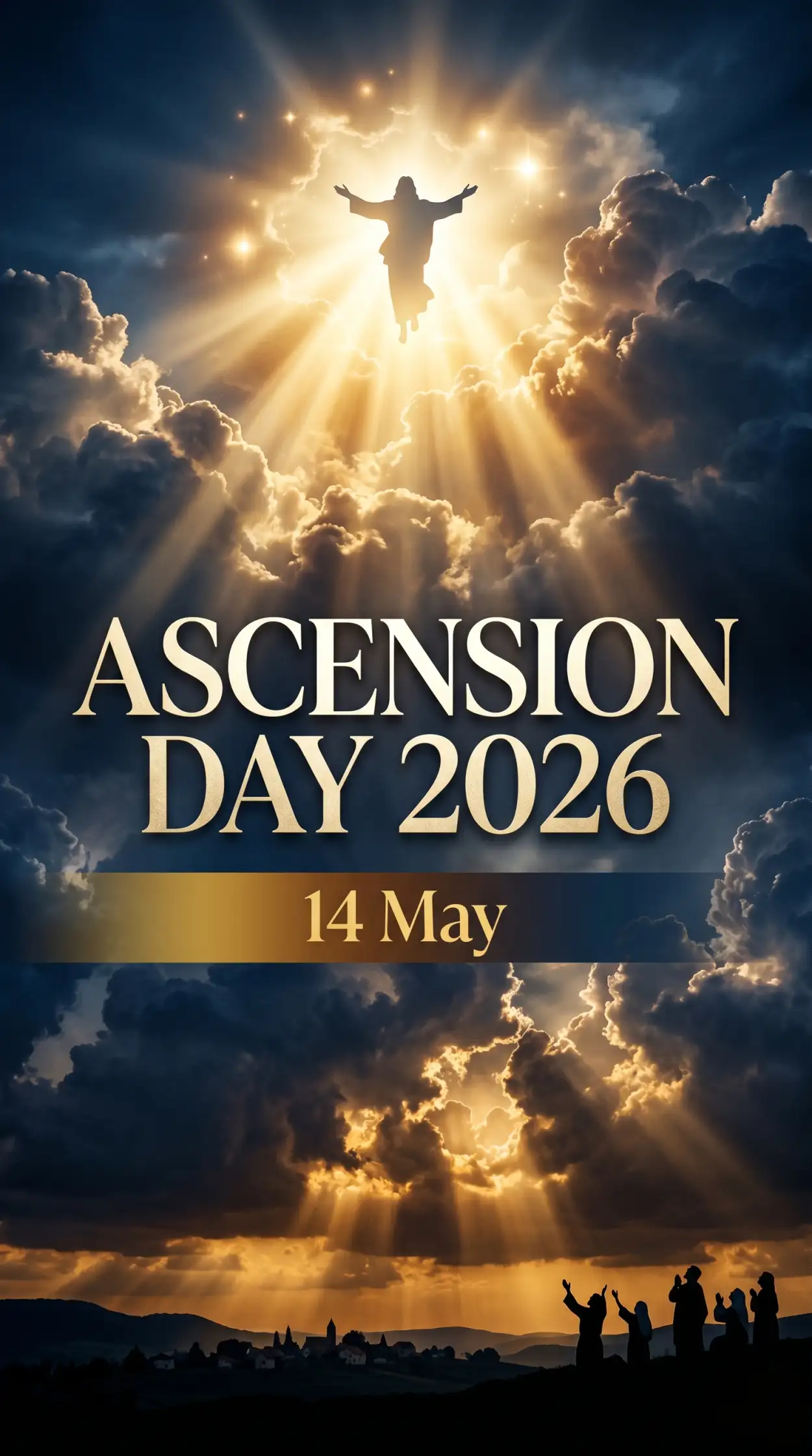 Free Download Ascension Day 2026 Blessings - High Quality Ascension Day 2026 Wishes Image