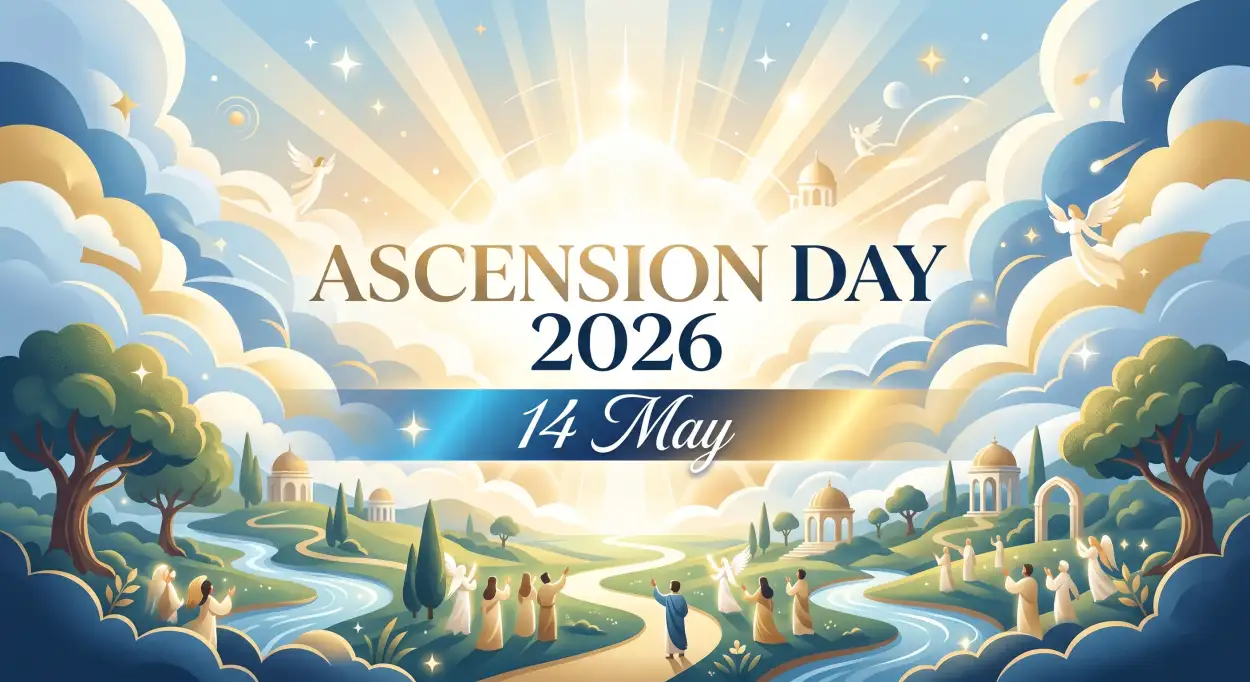 Free Download Ascension Day 2026 Celebration Ideas - High Quality Ascension Day 2026 Wishes Image