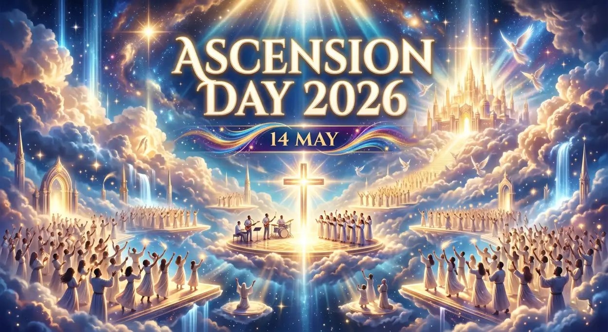 Free Download Ascension Day 2026 Festival Wallpaper - High Quality Ascension Day 2026 Wishes Image