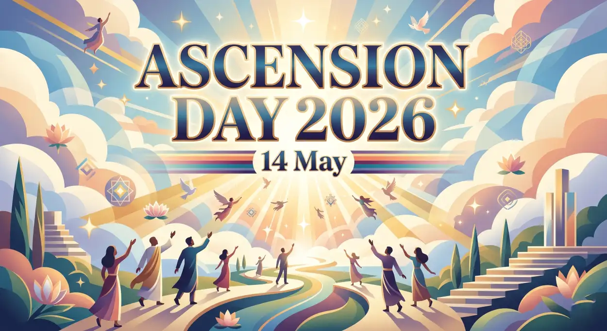 Free Download Ascension Day 2026 Prayer Message - High Quality Ascension Day 2026 Wishes Image