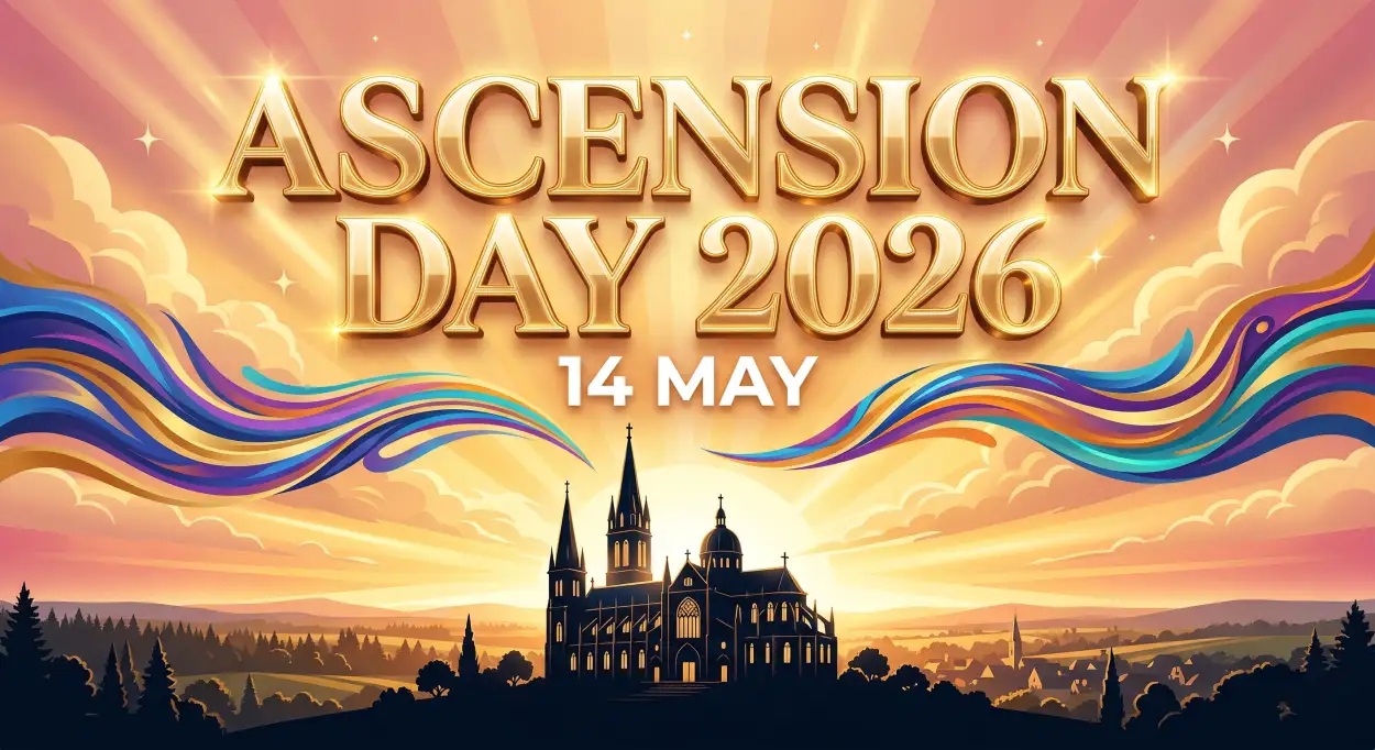 Free Download Ascension Day 2026 Social Media Banner - High Quality Ascension Day 2026 Wishes Image