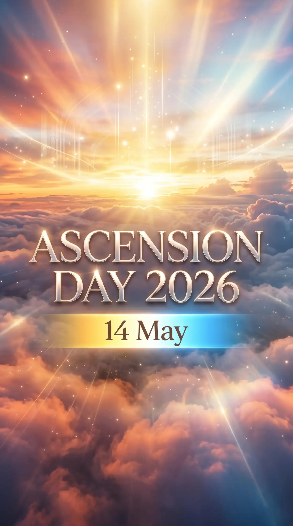Free Download Ascension Day 2026 Spiritual Messages - High Quality Ascension Day 2026 Wishes Image