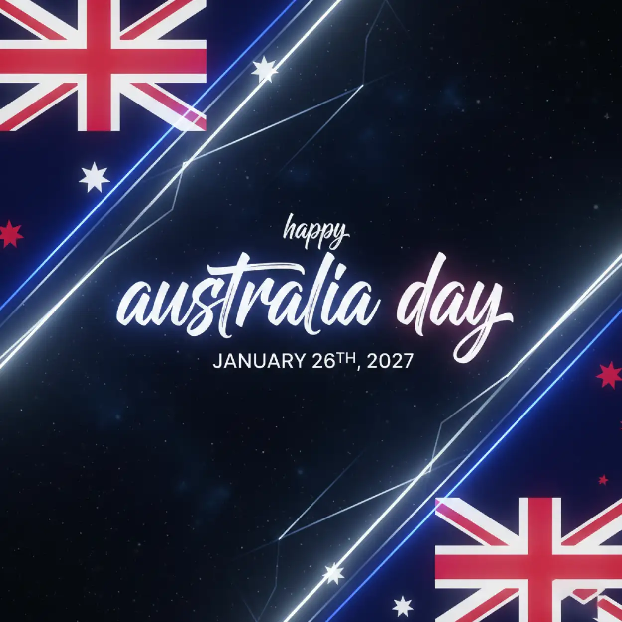 australia day event banner