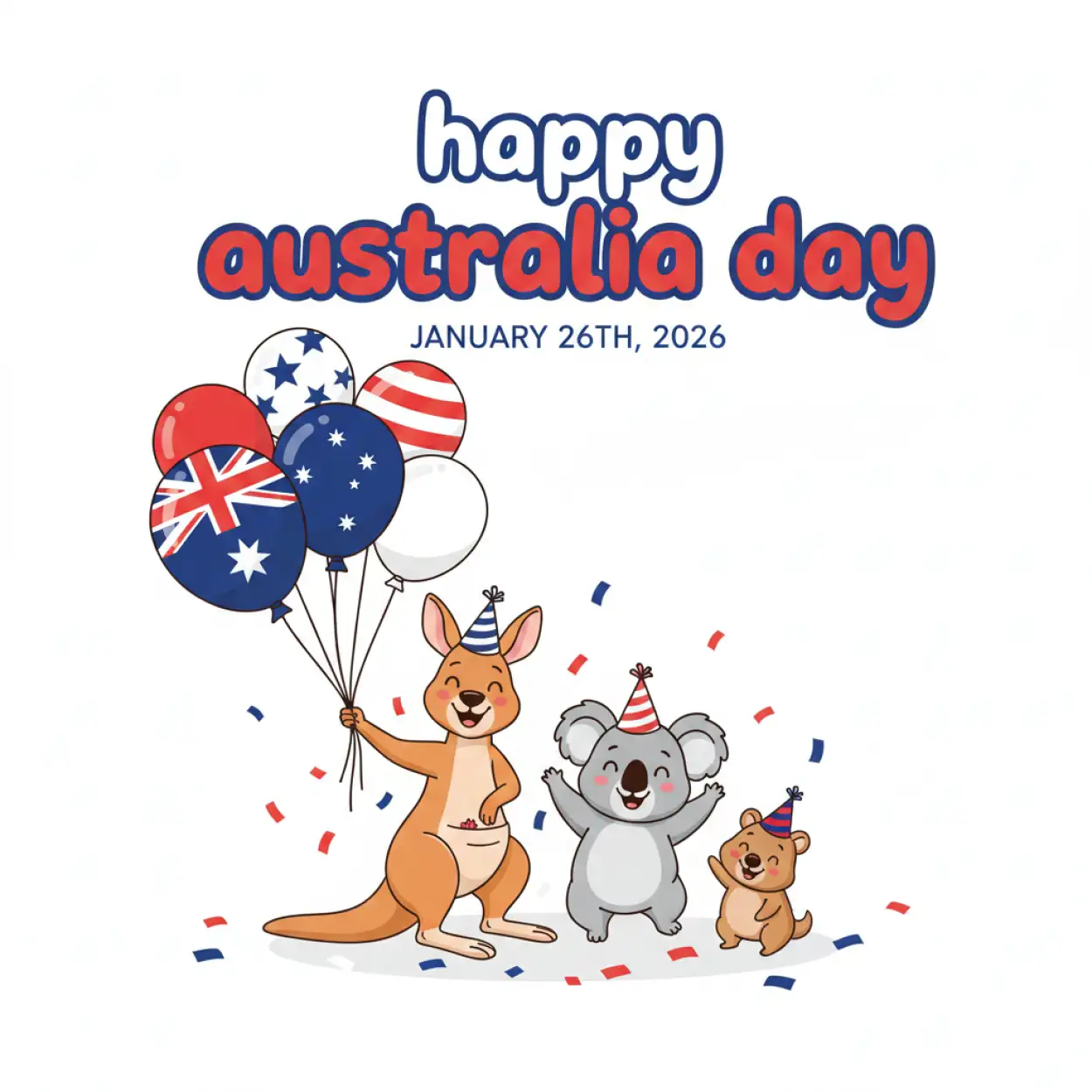 australia day kids activity poster