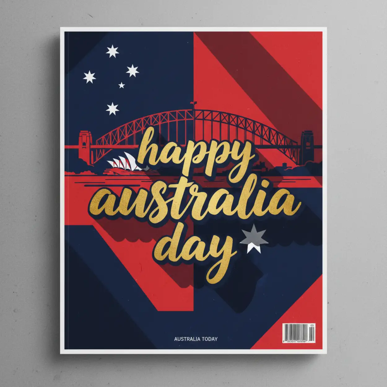 australia day modern poster