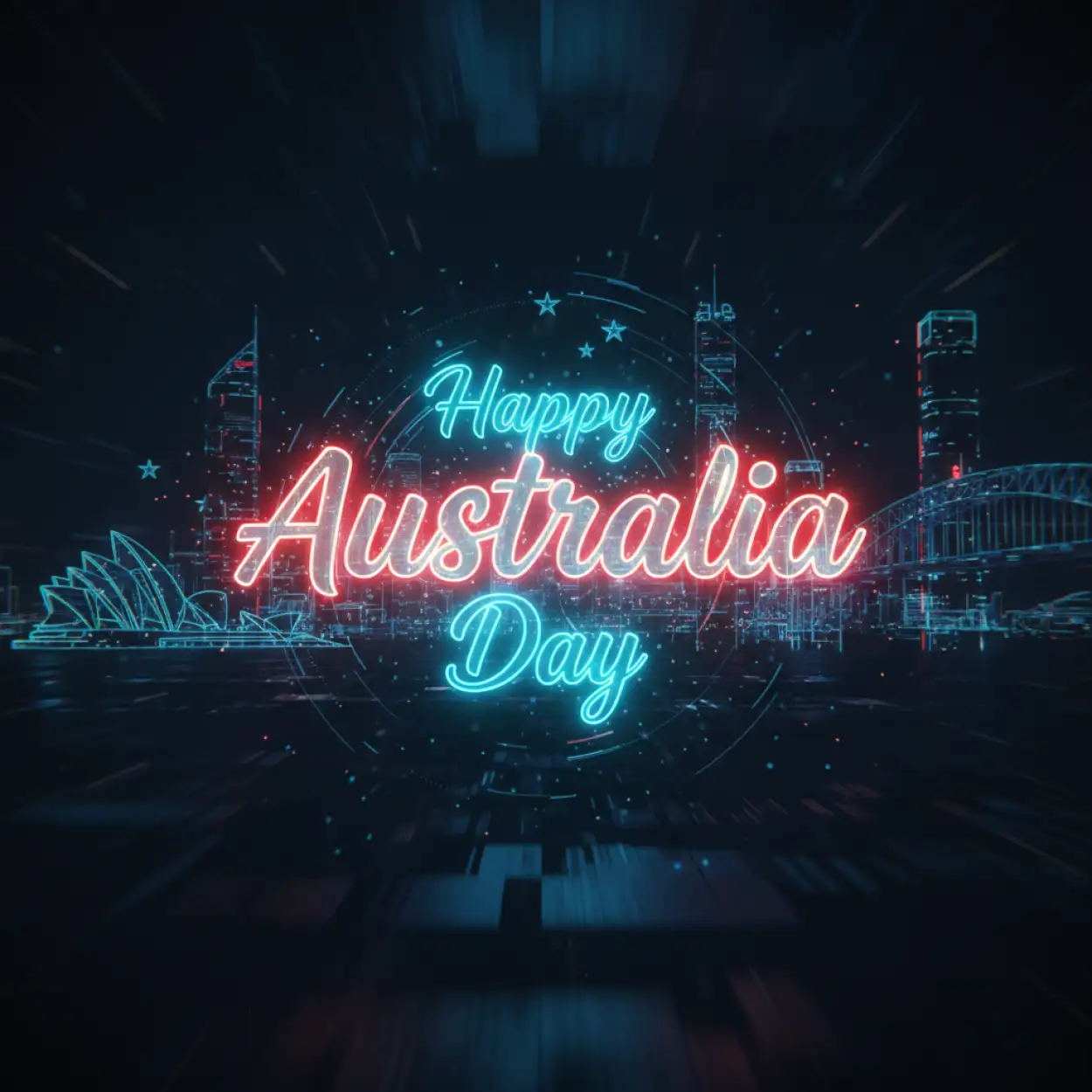 australia day thumbnail design
