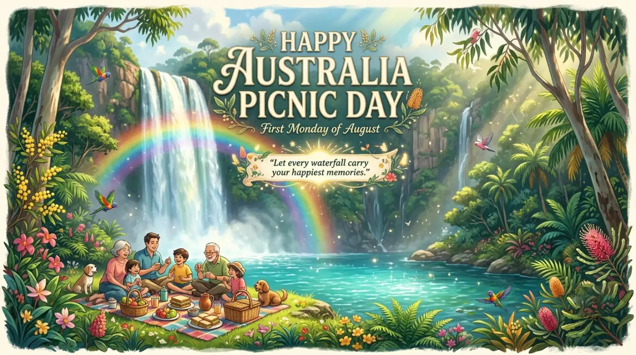 Free Download Australia Picnic Day 2026 Background Design - High Quality Australia Picnic Day 2026 Background Image