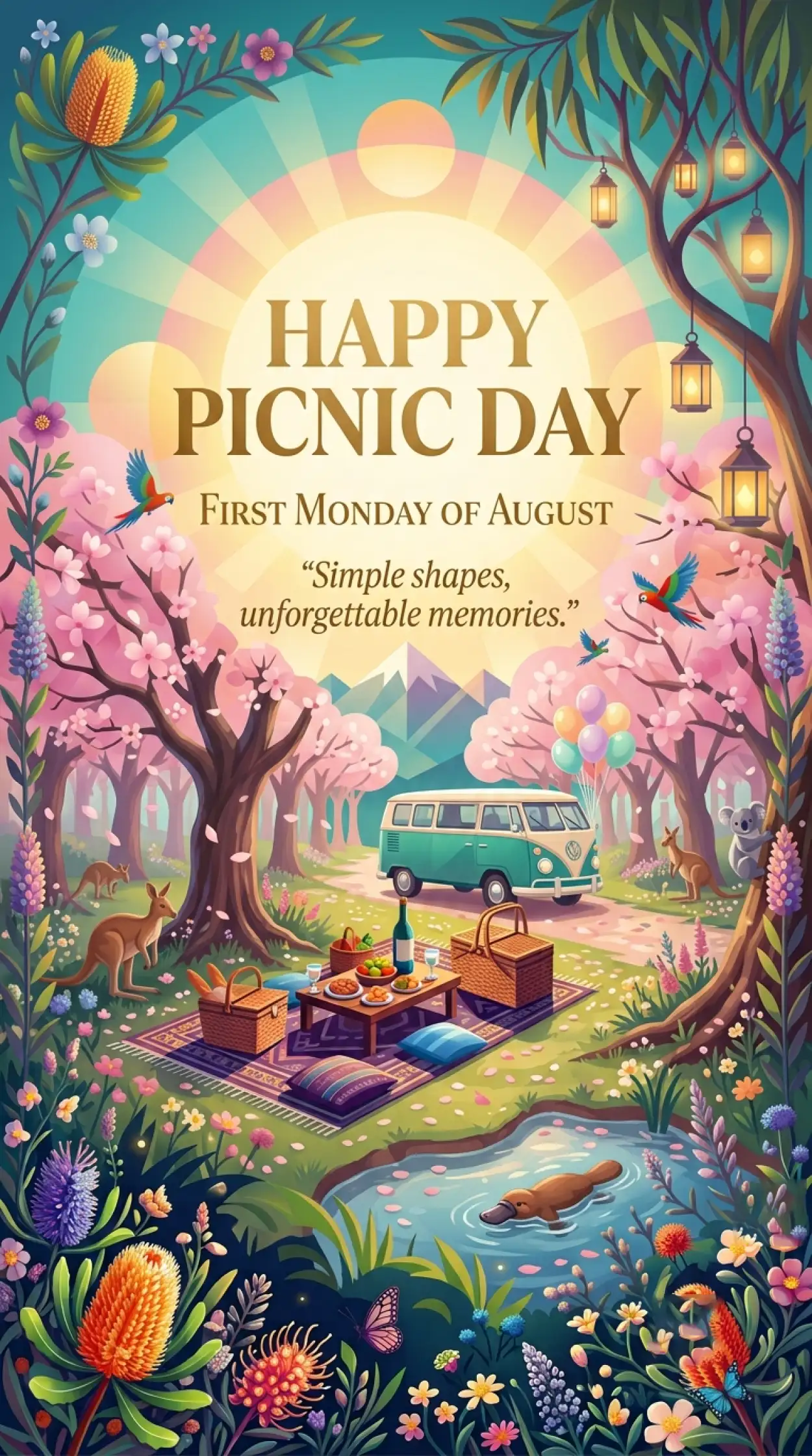 Free Download Australia Picnic Day 2026 Digital Artwork - High Quality Australia Picnic Day 2026 Image