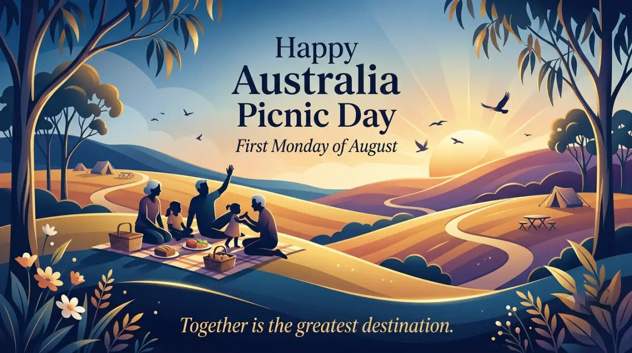Free Download Australia Picnic Day 2026 Editable Psd Template - High Quality Australia Picnic Day 2026 Image