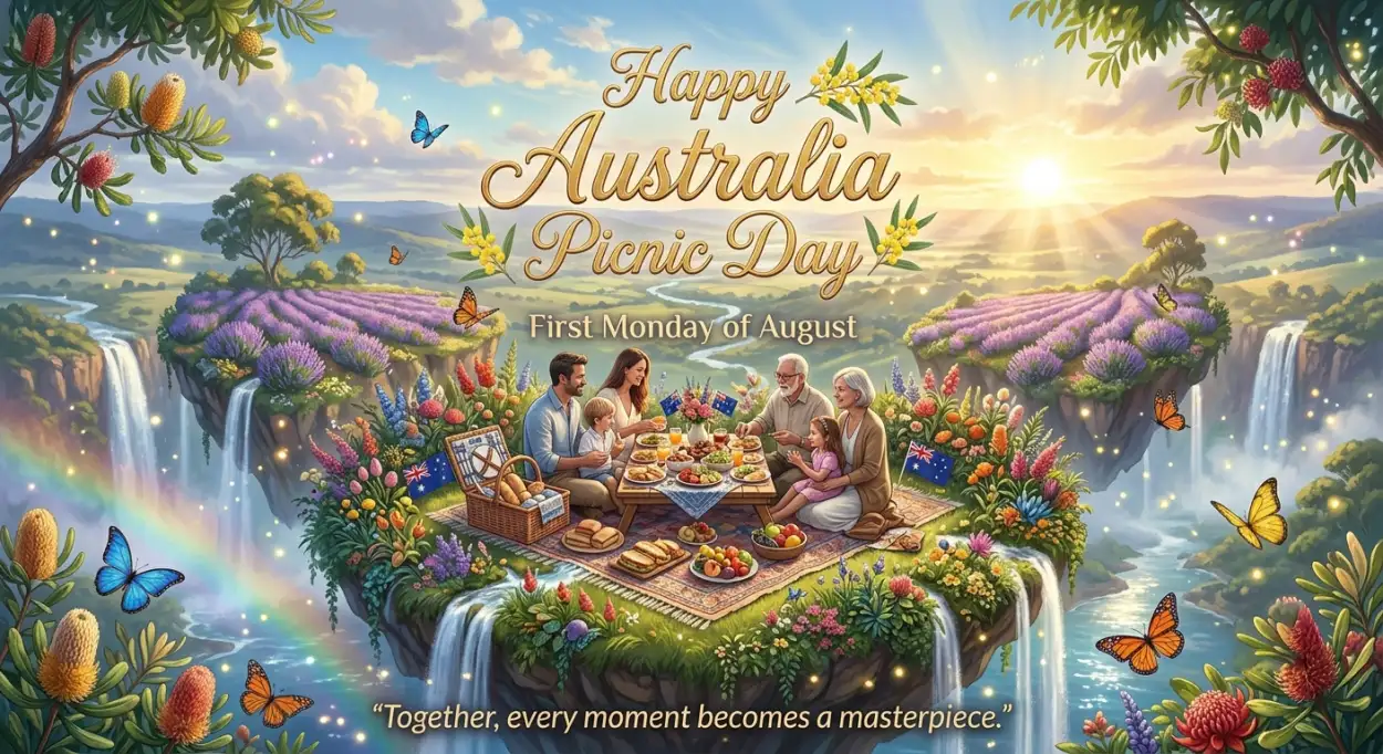 Free Download Australia Picnic Day 2026 Festive Background - High Quality Australia Picnic Day 2026 Background Image