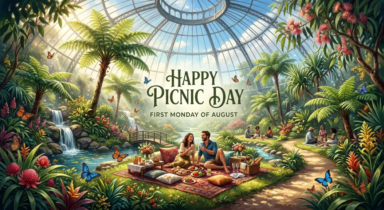 Free Download Australia Picnic Day 2026 Ghibli Style Artwork - High Quality Australia Picnic Day 2026 Image