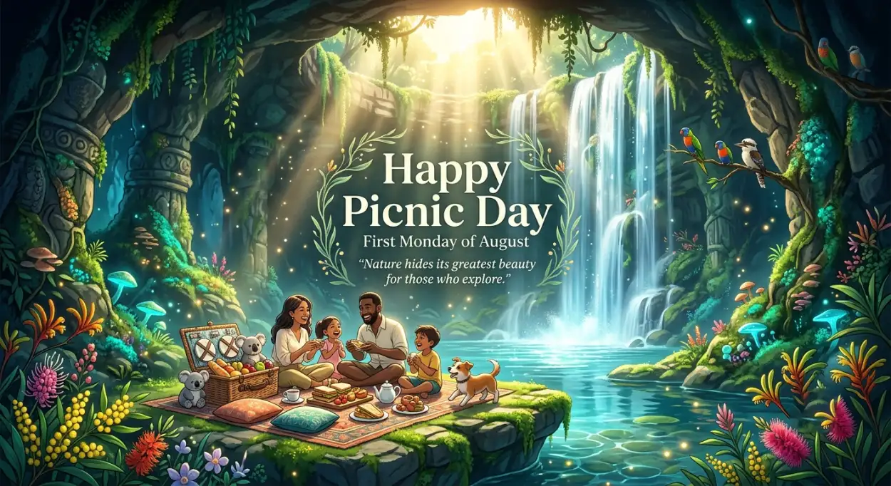 Free Download Australia Picnic Day 2026 Realistic Picnic Scene - High Quality Australia Picnic Day 2026 Image