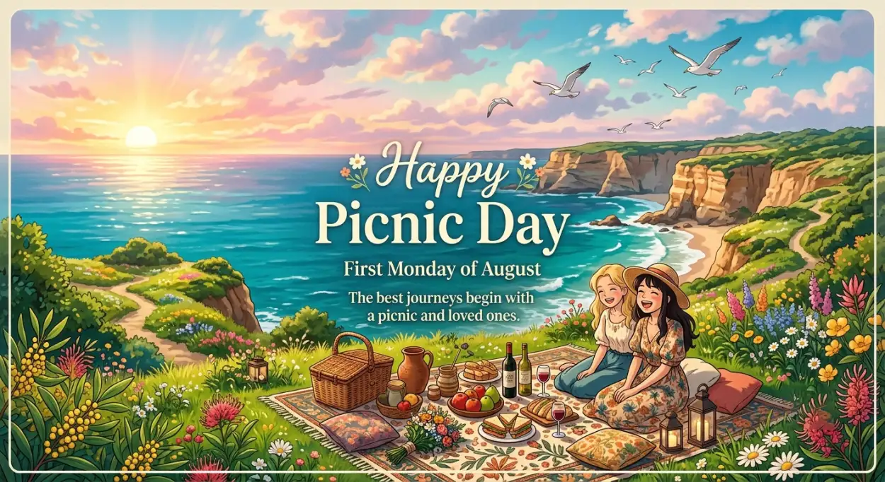Free Download Australia Picnic Day 2026 Vector Illustration - High Quality Australia Picnic Day 2026 Image