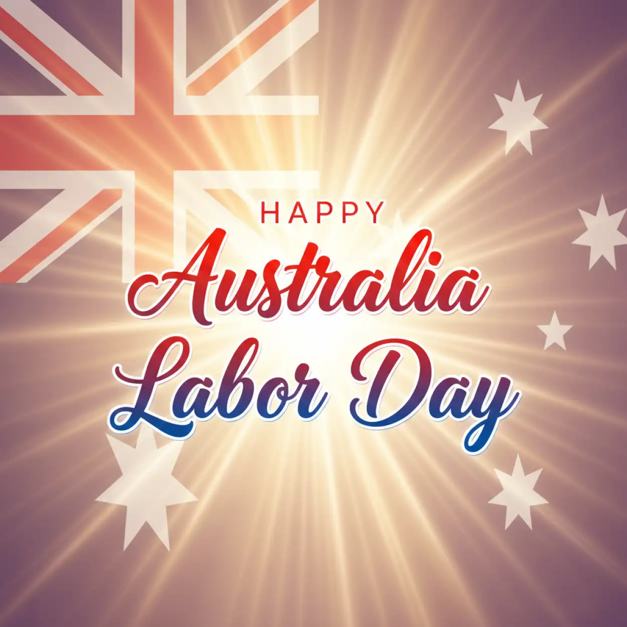 Free Download Australian Labor Day Holiday Notification - High Quality Australian Labor Day Image