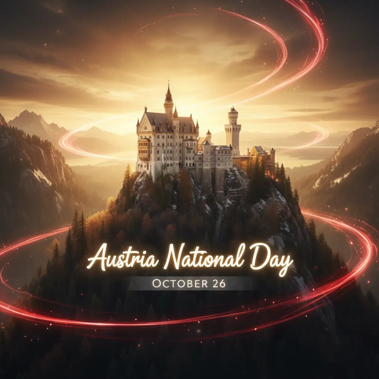 Austria National Day 2025 Facebook post captions