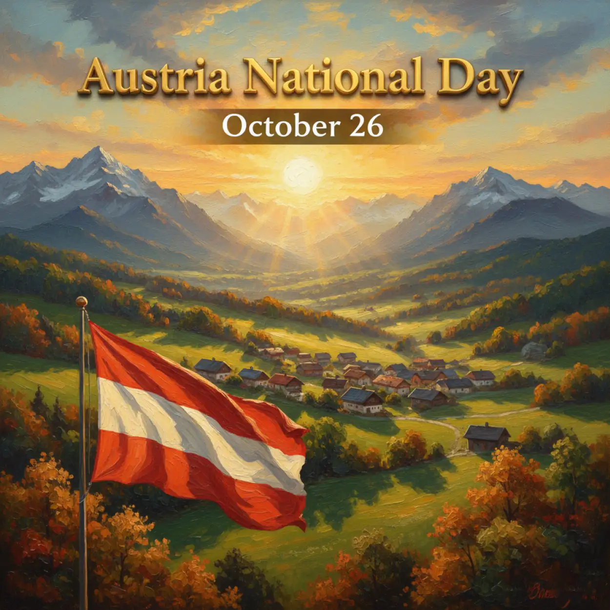 Austria National Day 2025 wishes for friends and family