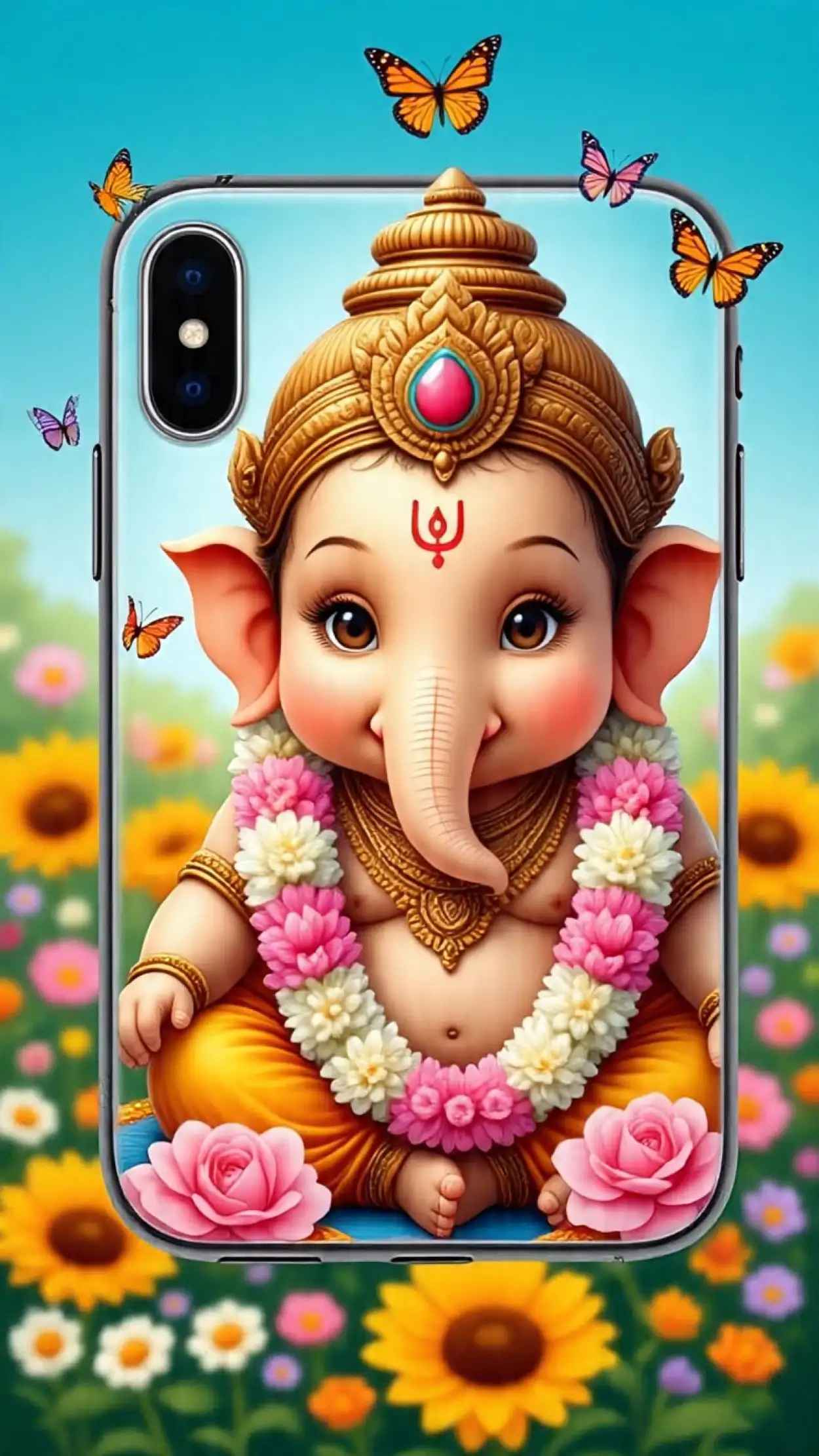 baby Ganesha 3d wallpaper free download