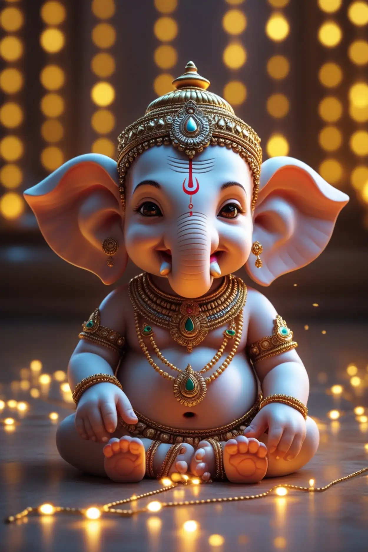 baby Ganesha cartoon images for kids