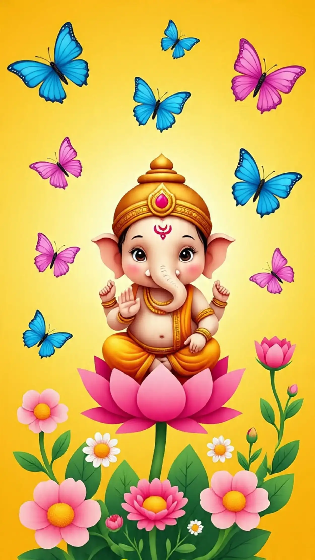baby Ganesha mug design printable
