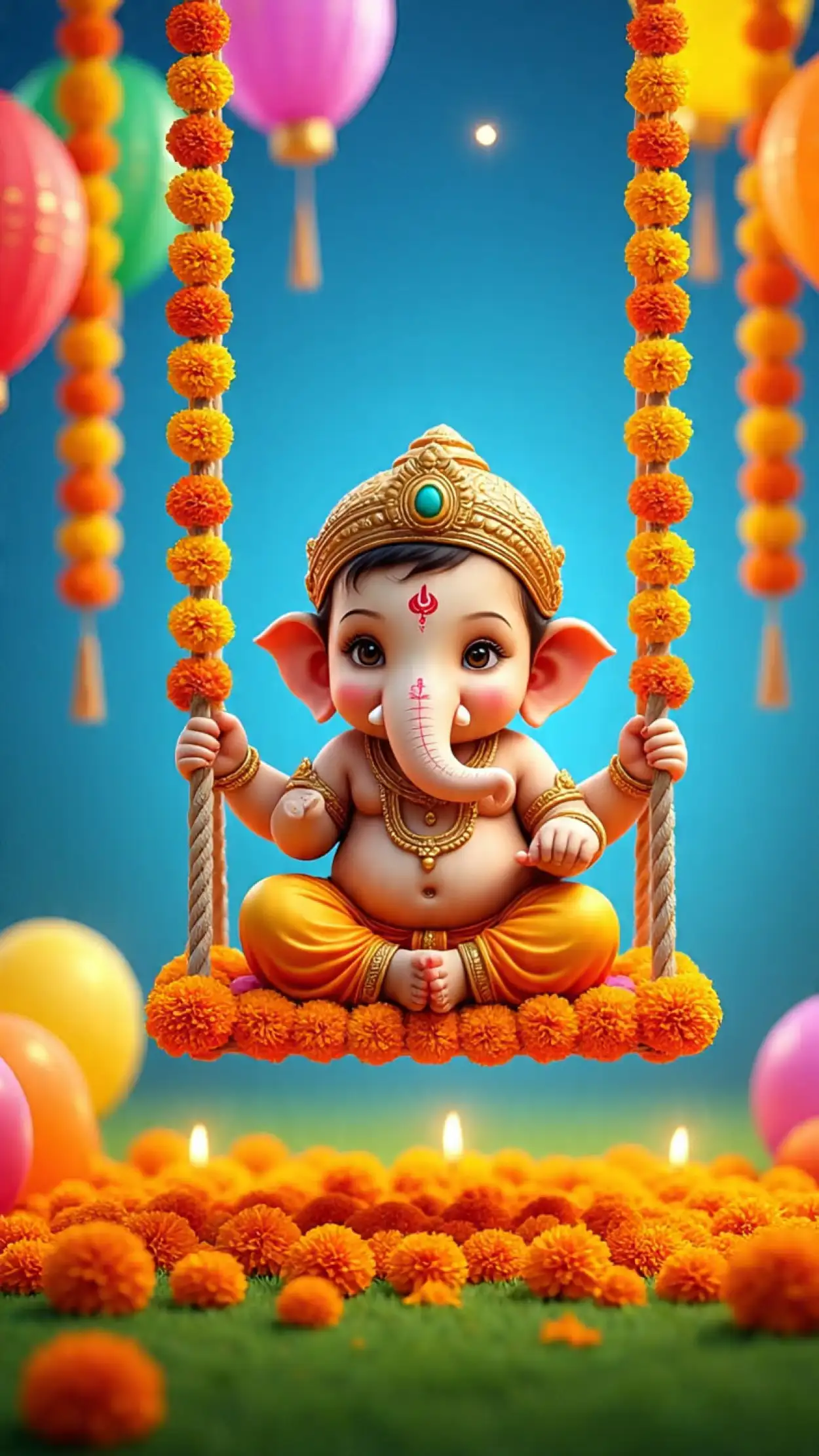 baby Ganesha phone case design