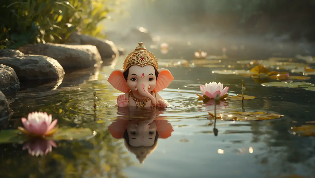 baby Ganesha PNG for Photoshop editing