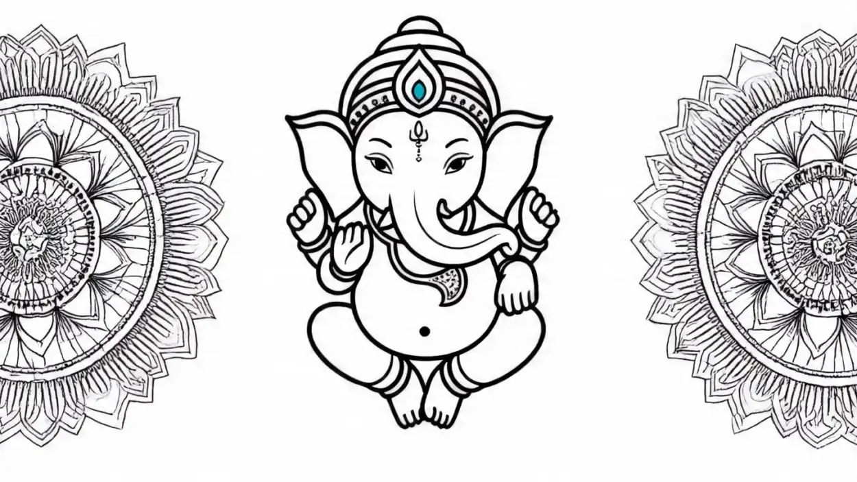 baby Ganesha tattoo design simple