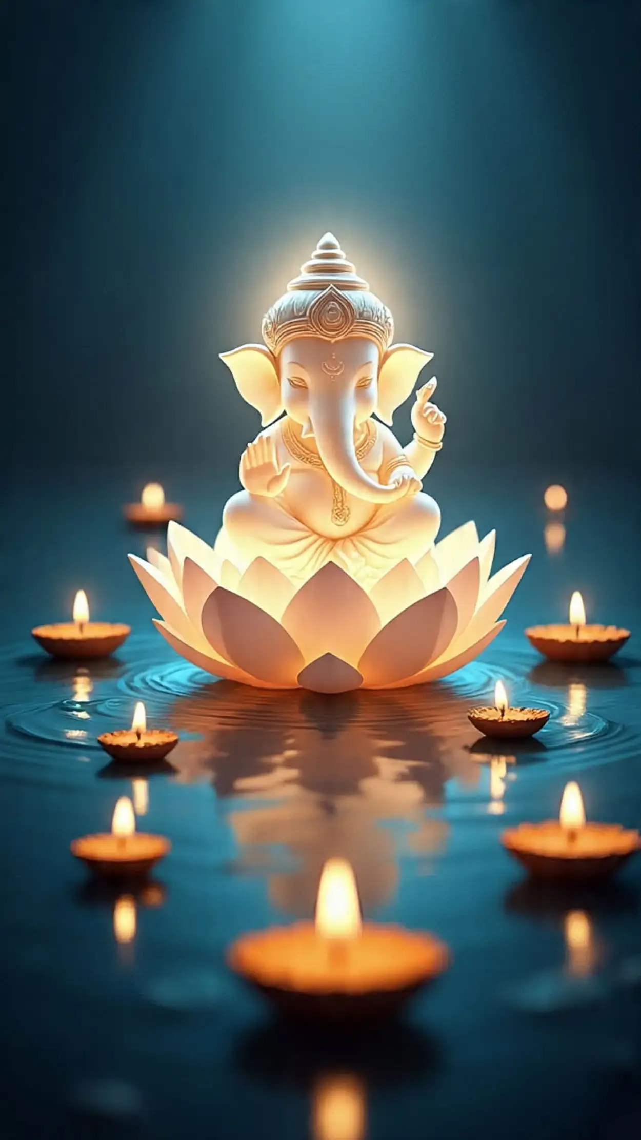 baby Ganesha vector illustration free