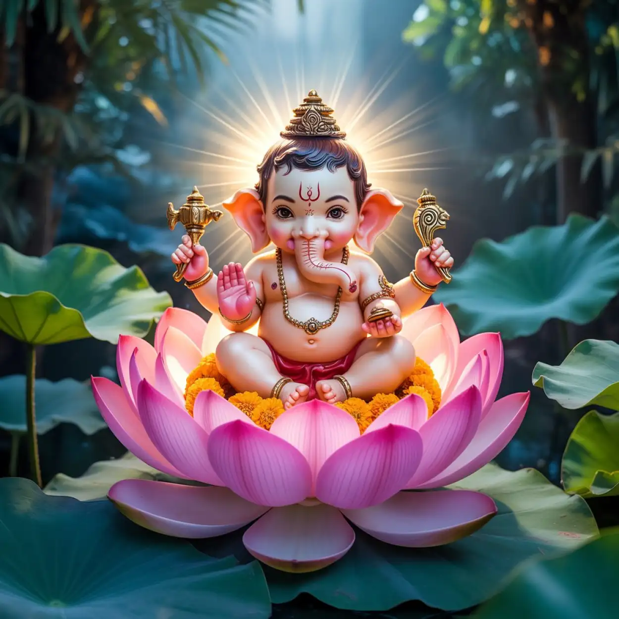 baby Ganesha wallpaper for Ganesh Chaturthi