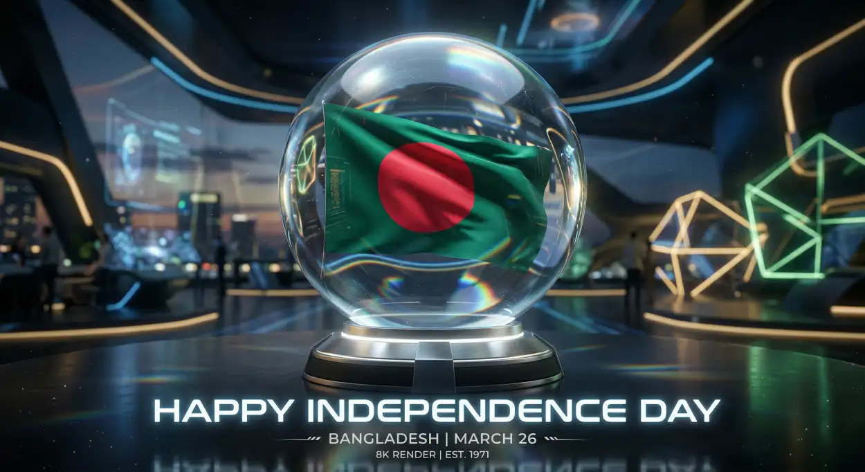Free Download Bangladesh Independence Day 2026 Celebration Graphics - High Quality Happy Independence Day Of Bangladesh 2026 Image