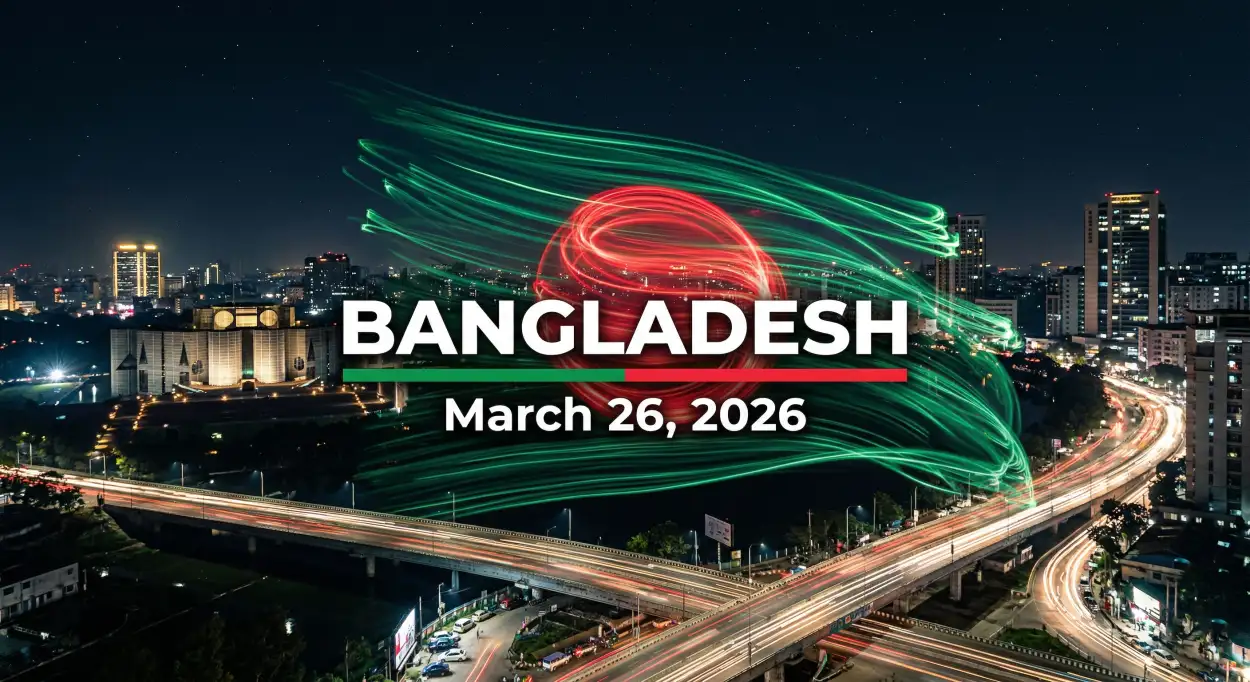 Free Download Bangladesh Independence Day 2026 Creative Banner - High Quality Happy Independence Day Of Bangladesh 2026 Image