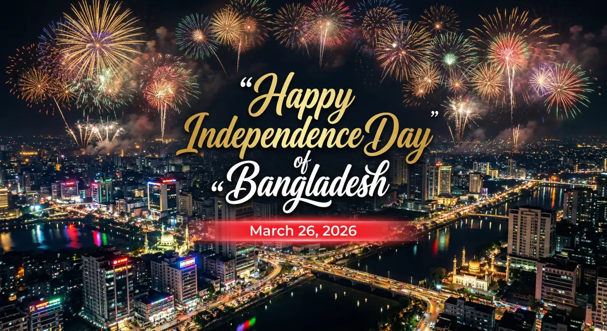 Free Download Bangladesh Independence Day 2026 Flyer Design - High Quality Happy Independence Day Of Bangladesh 2026 Image