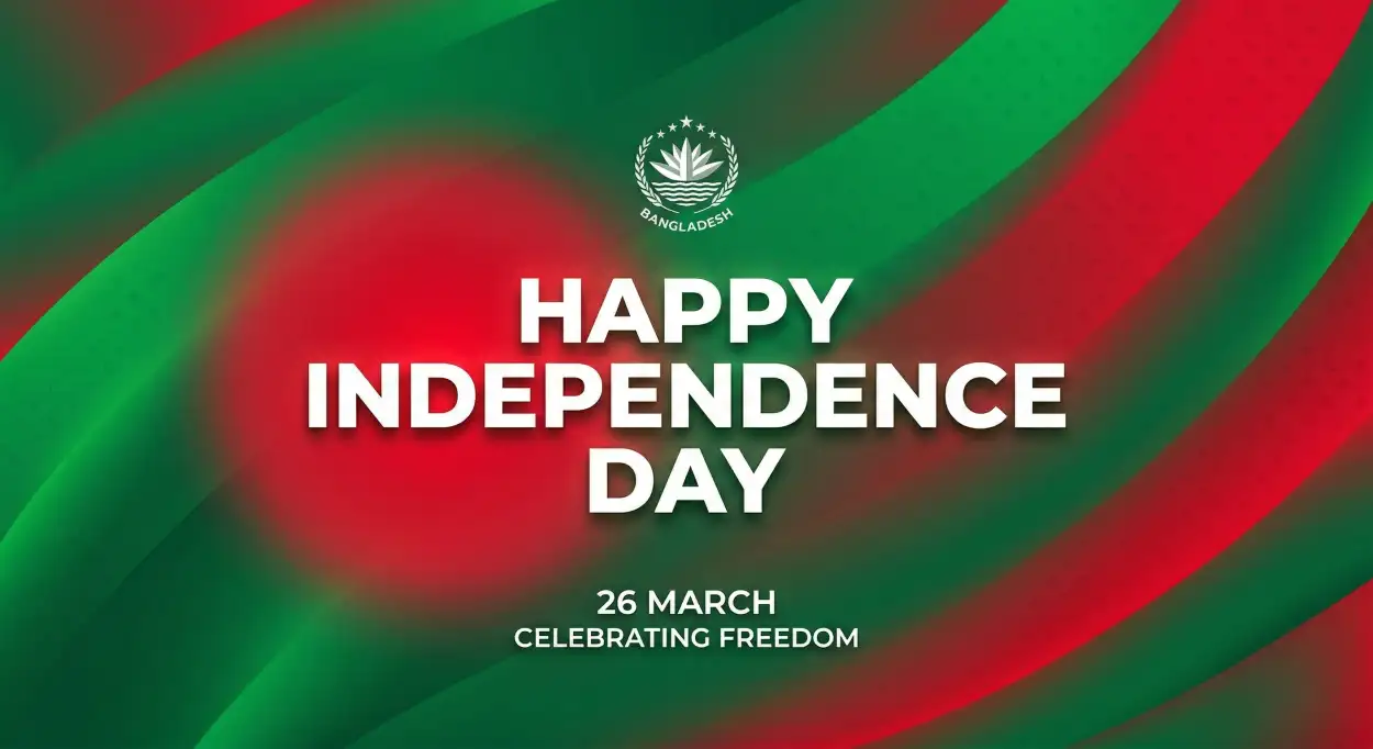 Free Download Bangladesh Independence Day 2026 Patriotic Social Media - High Quality Happy Independence Day Of Bangladesh 2026 Image