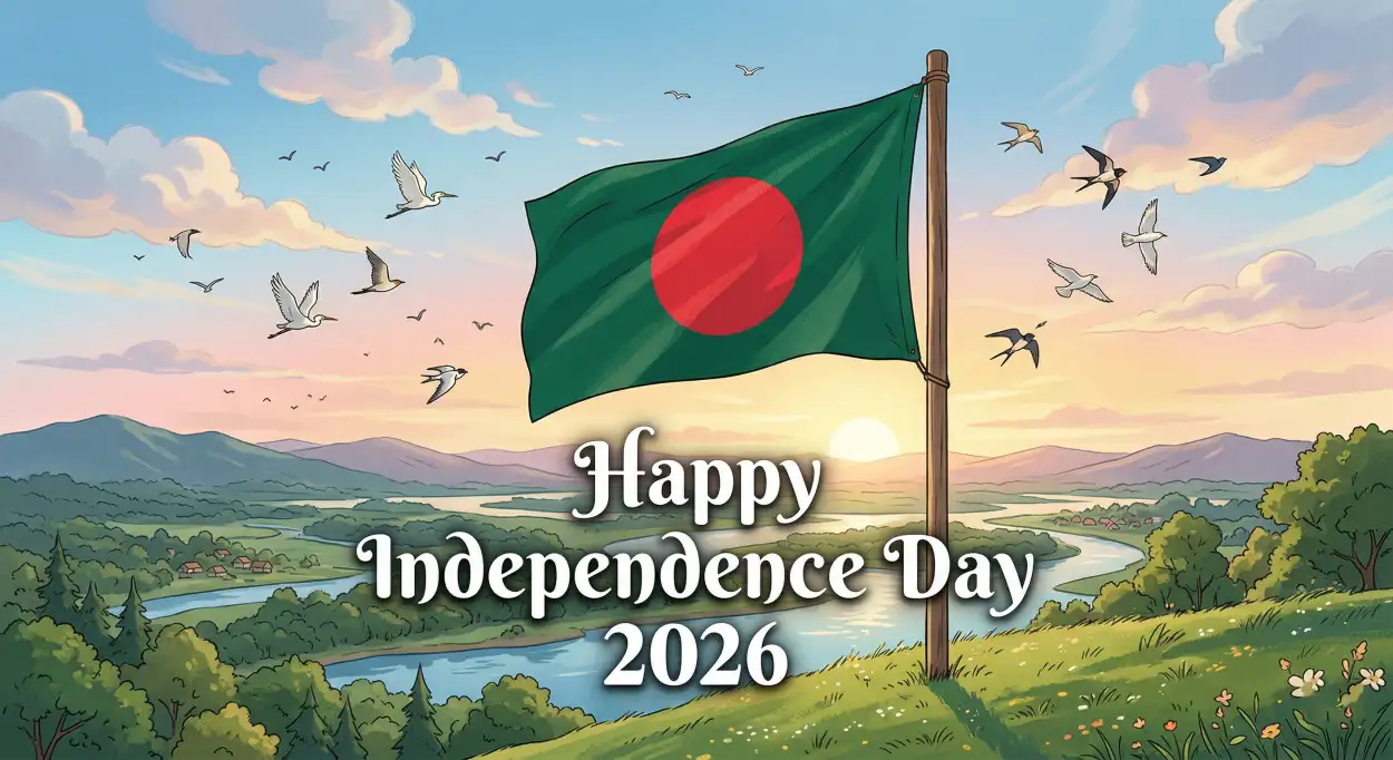 Free Download Bangladesh Independence Day 2026 Png Sticker - High Quality Happy Independence Day Of Bangladesh 2026 Transparent PNG