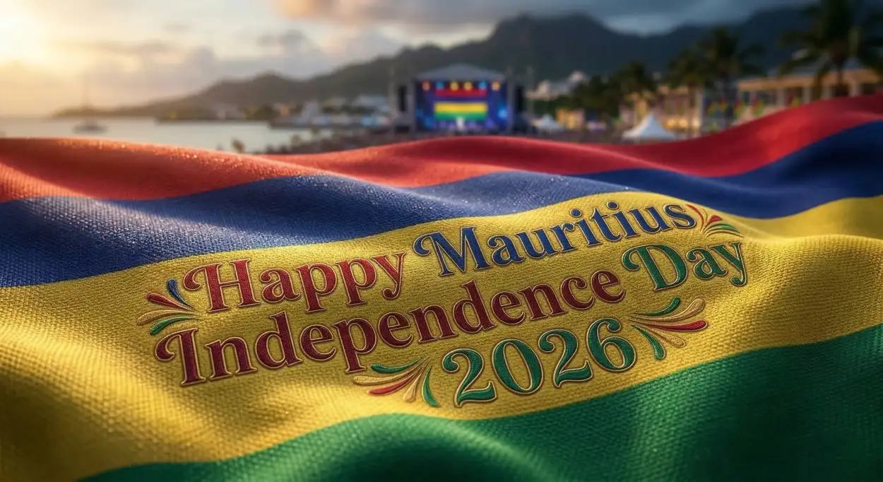Free Download Banner Templates For Mauritius Independence Day 2026 - High Quality Happy Mauritius Independence Day 2026 Image