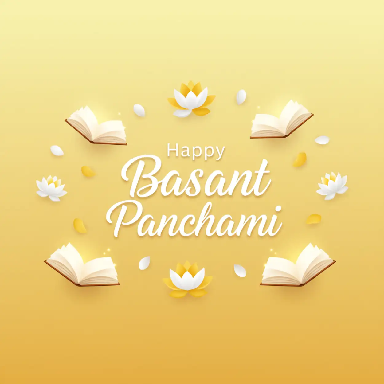 basant panchami banner modern style
