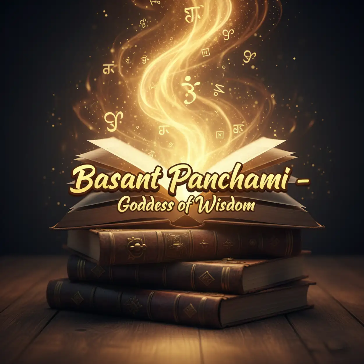 basant panchami social media post big bold stylish font design