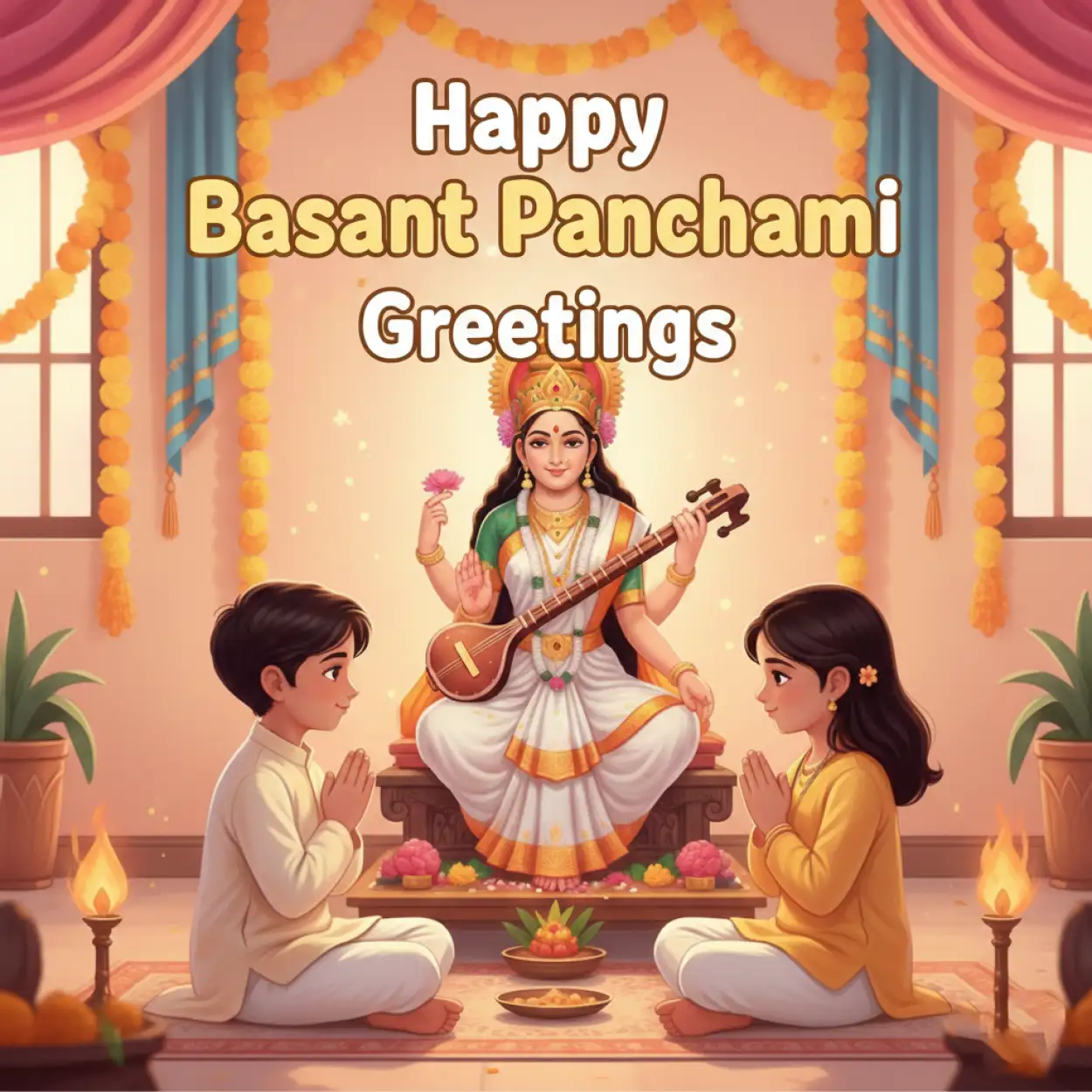 Basant Panchami Social Media Post Creative - Royalty Free Basant Panchami Social Media Post Image | Pngmagic Free Download Basant Panchami Social Media Post Creative - High Quality Basant Panchami Social Media Post Background