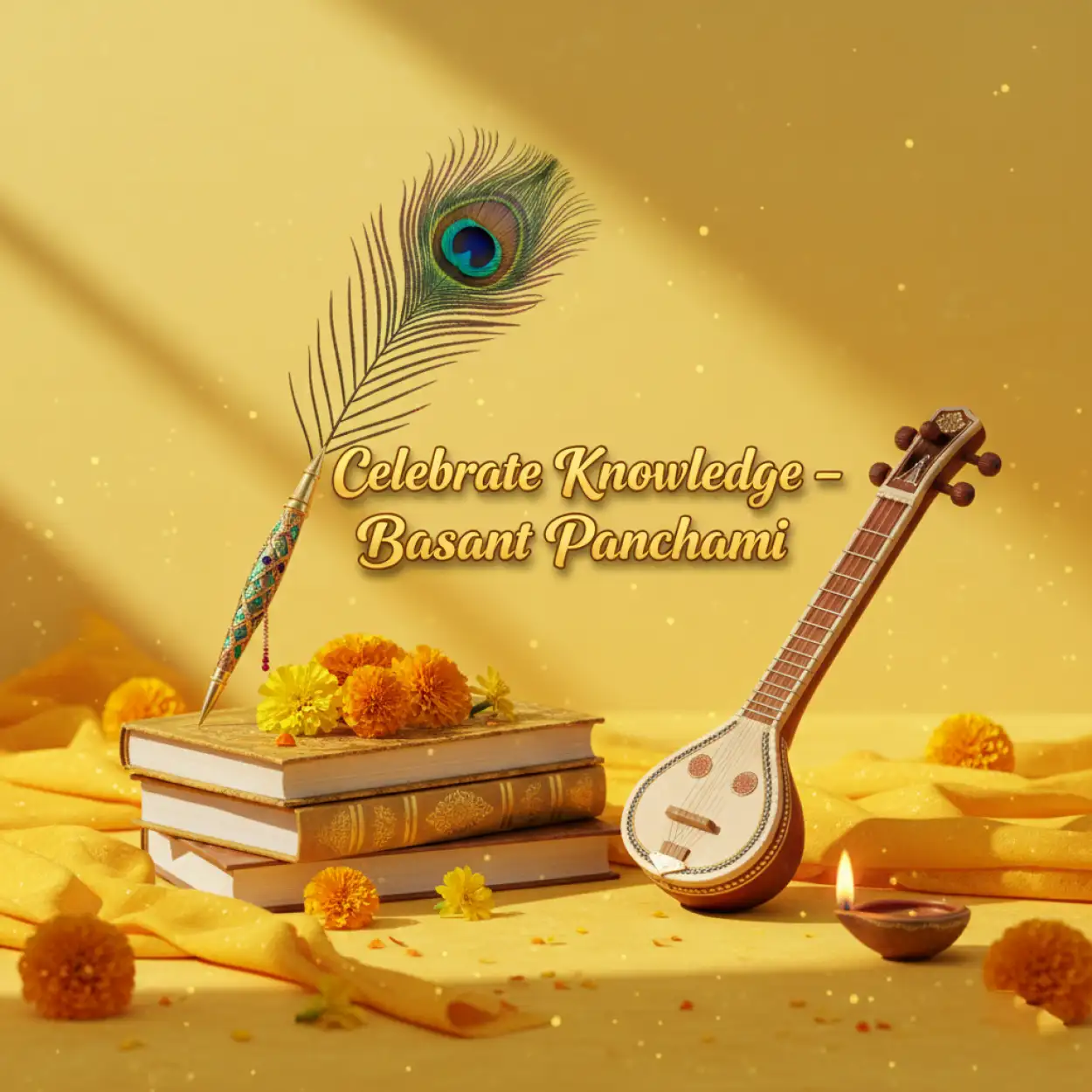basant panchami social media post editable design